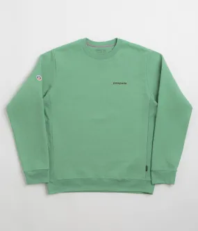 Patagonia Fitz Roy Icon Uprisal Crewneck Sweatshirt - Ellwood Green Core Sporty