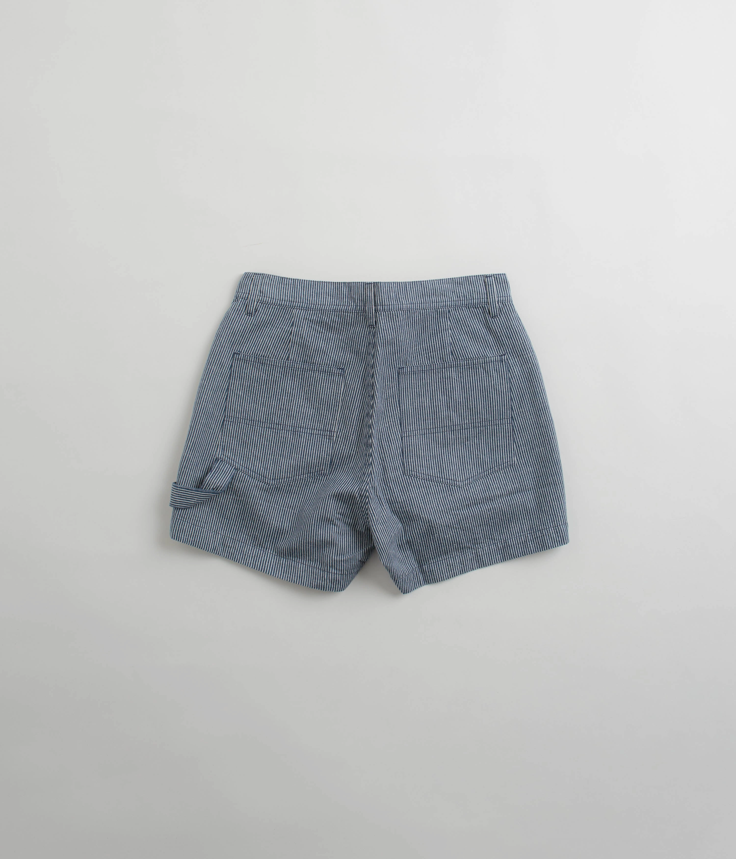 sustainable product Urban Style Mollusk Womens Painter Shorts - Railroad Stripe