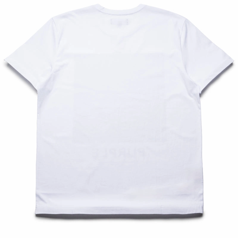 Purple Brand Speed Tee - White checkered pattern camping venue