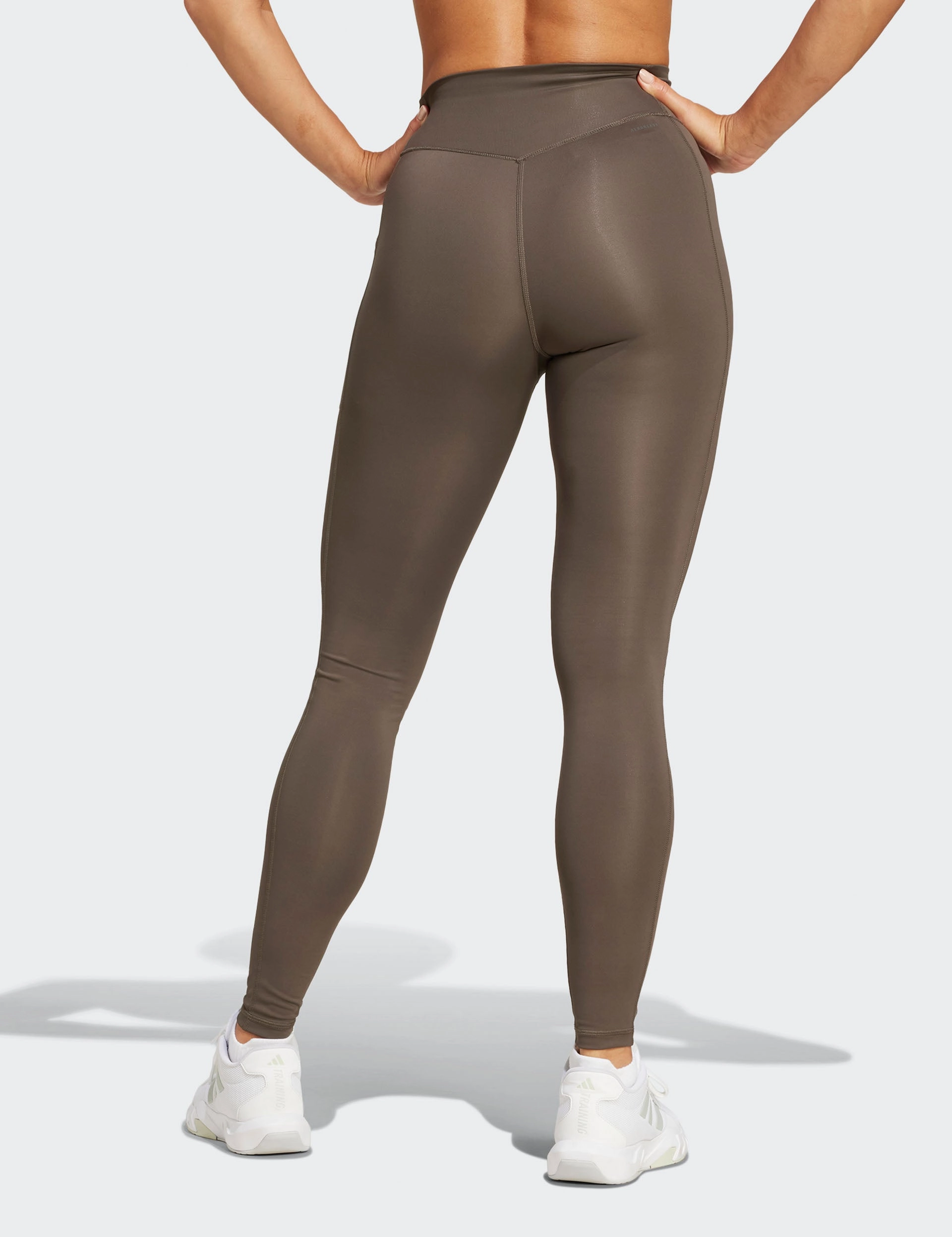 Optime Full-Length Leggings - Shadow Olive Beginner Level Quick Dry