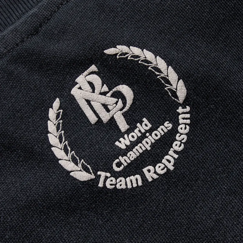 Stretchable Formal Occasion Represent World Championship Tee - Stained Black