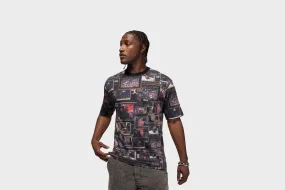 Airtight Zipper OrganicCotton Air Jordan Brooklyn S/S T-Shirt (Black/Sail)