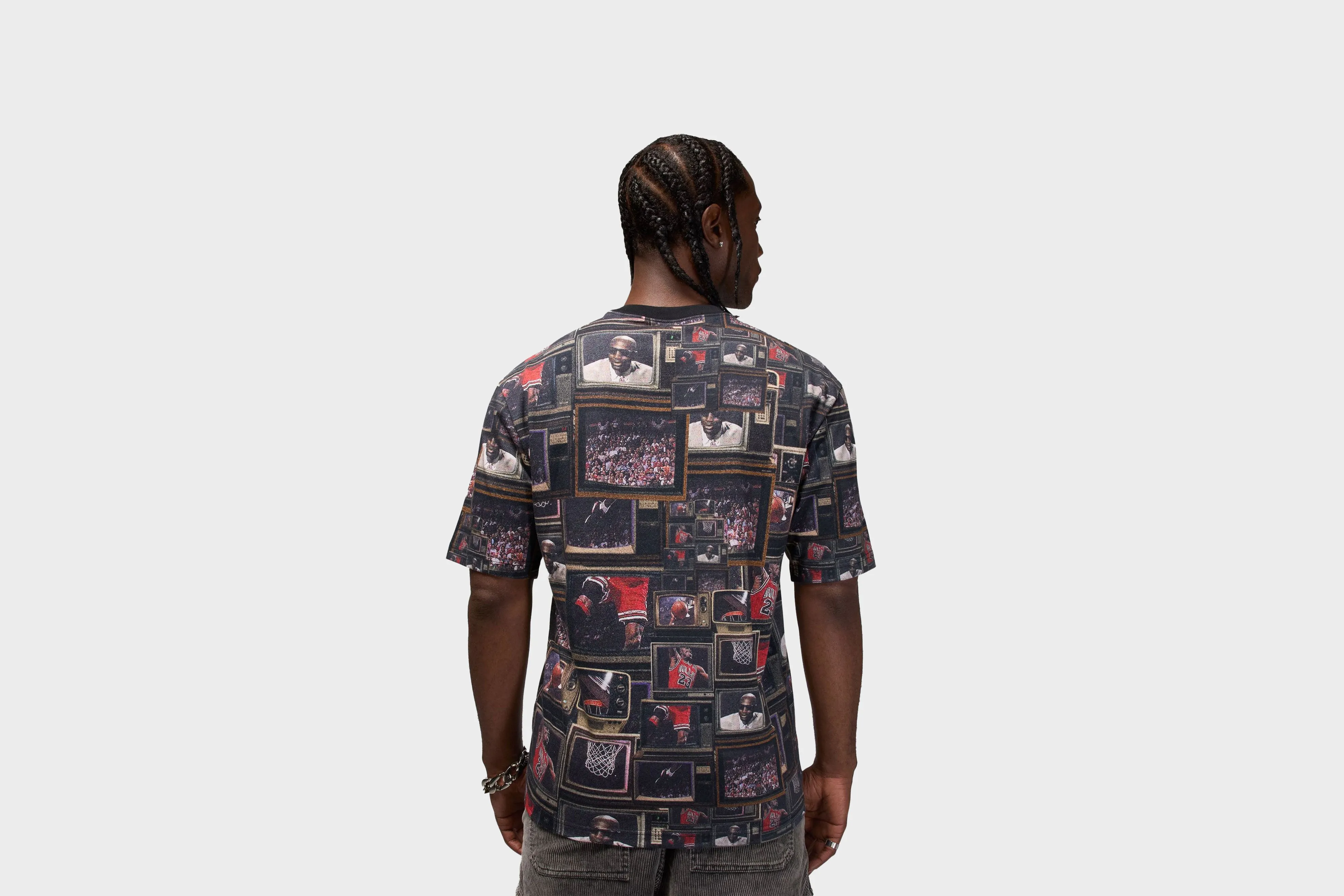 American Ease Relax Vibe Air Jordan Brooklyn S/S T-Shirt (Black/Sail)