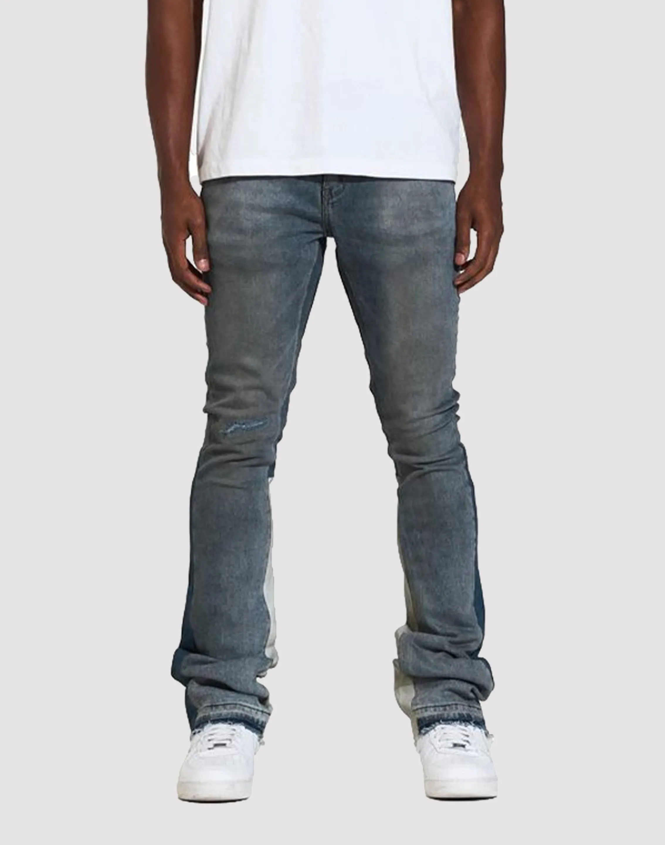 Smart Wear FlexibleNeckline Crysp Denim Arch Stack Slim Fit Denim Jeans