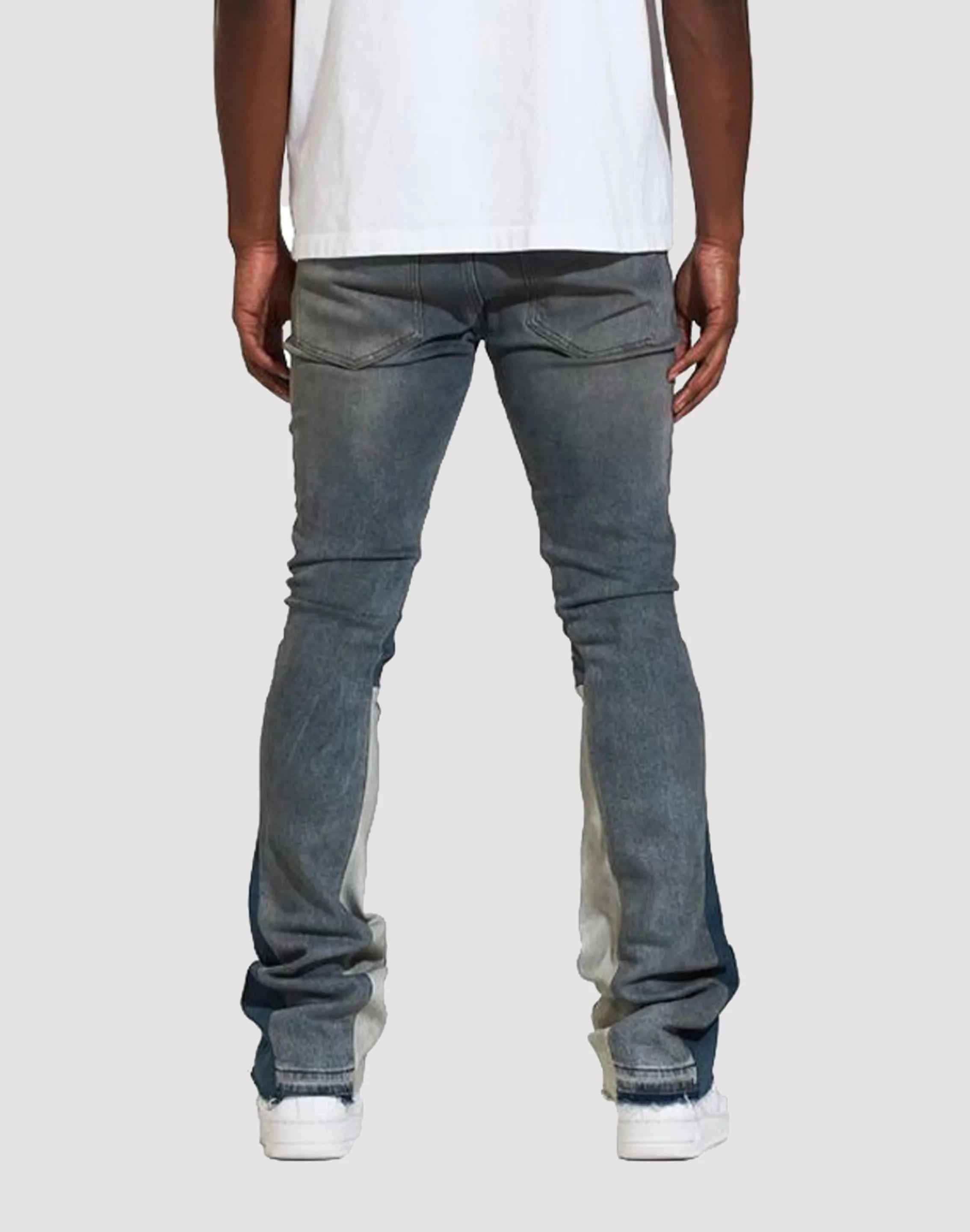 Crysp Denim Arch Stack Slim Fit Denim Jeans Team Vibe