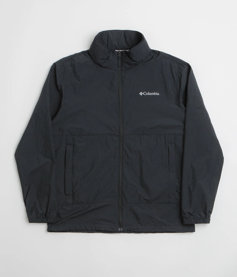 Summer Magnet Columbia Loop Basin Windbreaker Jacket - Black