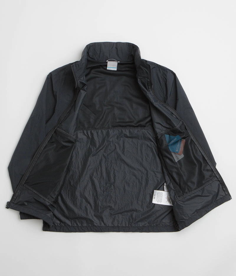 Columbia Loop Basin Windbreaker Jacket - Black teachers Convertible Design