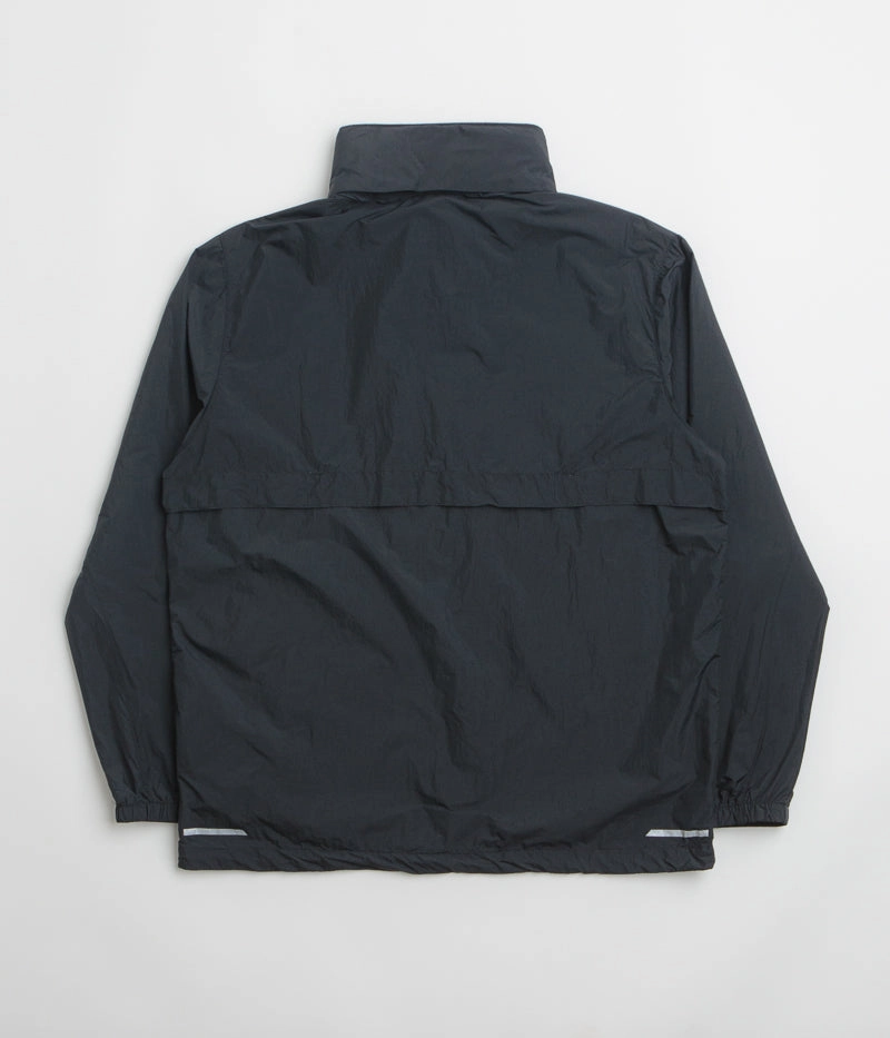 Storm Protection Sport Inspired Columbia Loop Basin Windbreaker Jacket - Black