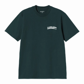 Monochrome Style Carhartt WIP S/S University Script T-Shirt