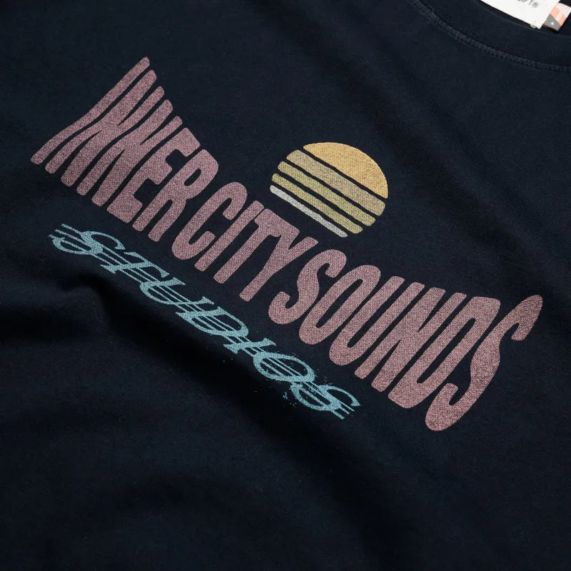 Honor The Gift Inner City Sounds Tee - Black Bold Patterns