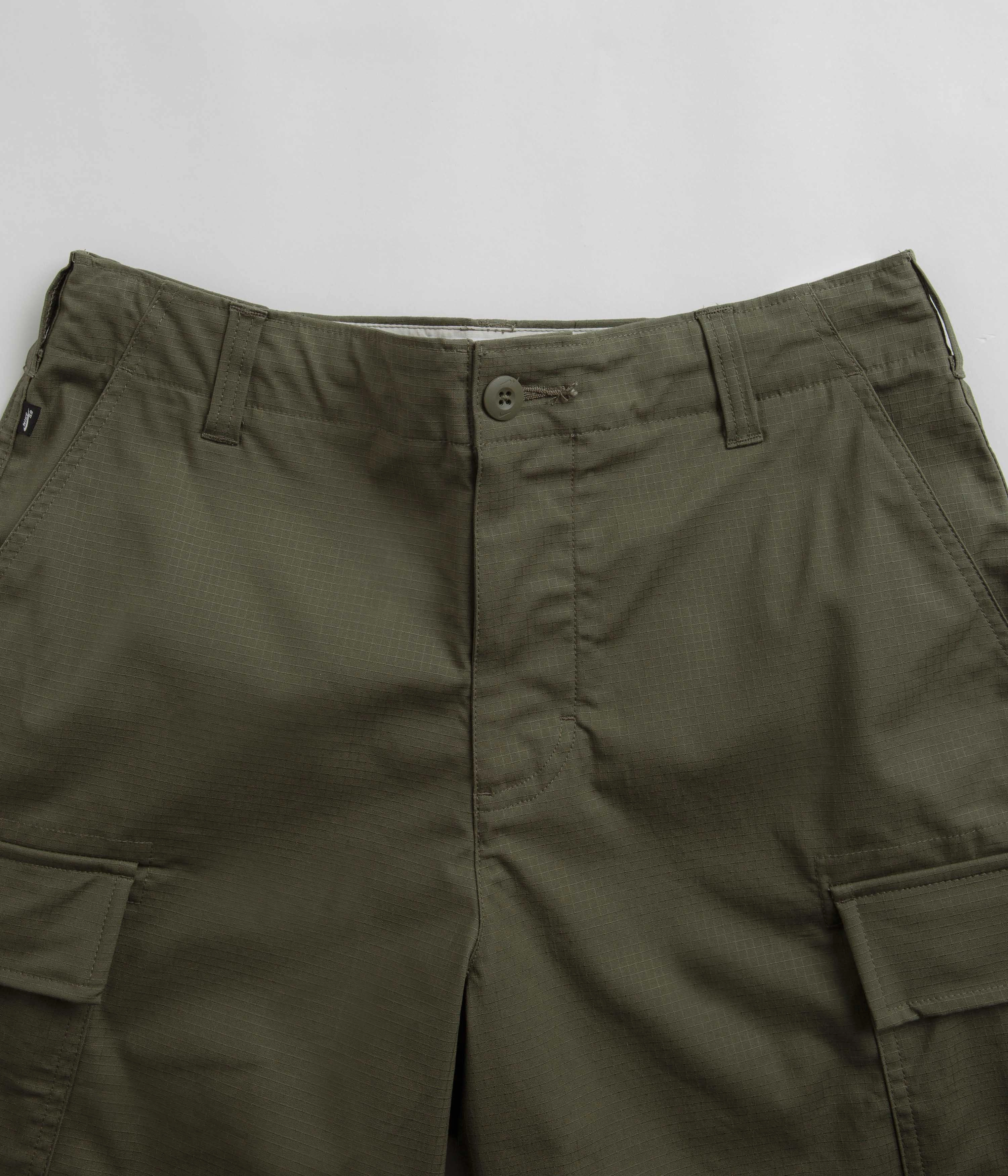 Wind Resistant Panels Nike SB Kearny Cargo Shorts - Medium Olive