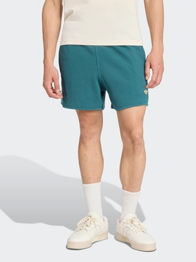 Athletic Silhouette Waffle Knit Sprinter Shorts