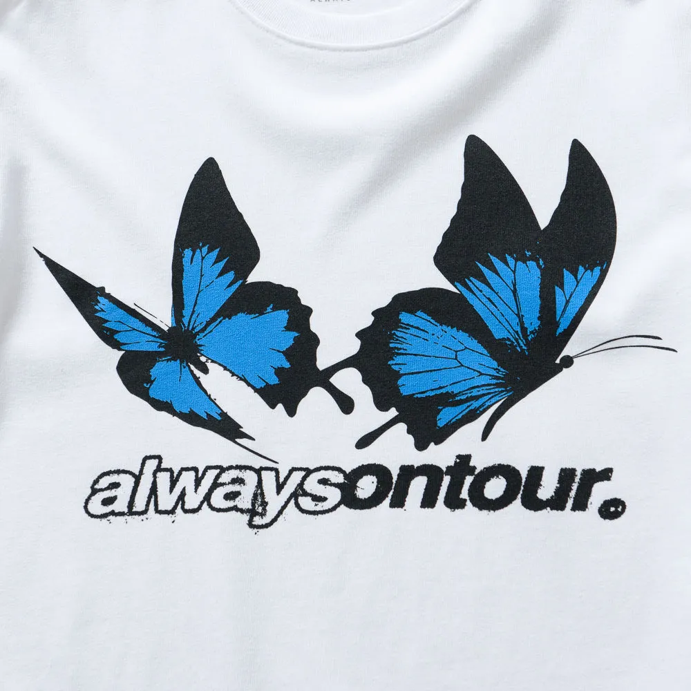 Always On Tour Evolve Tee - White long hem