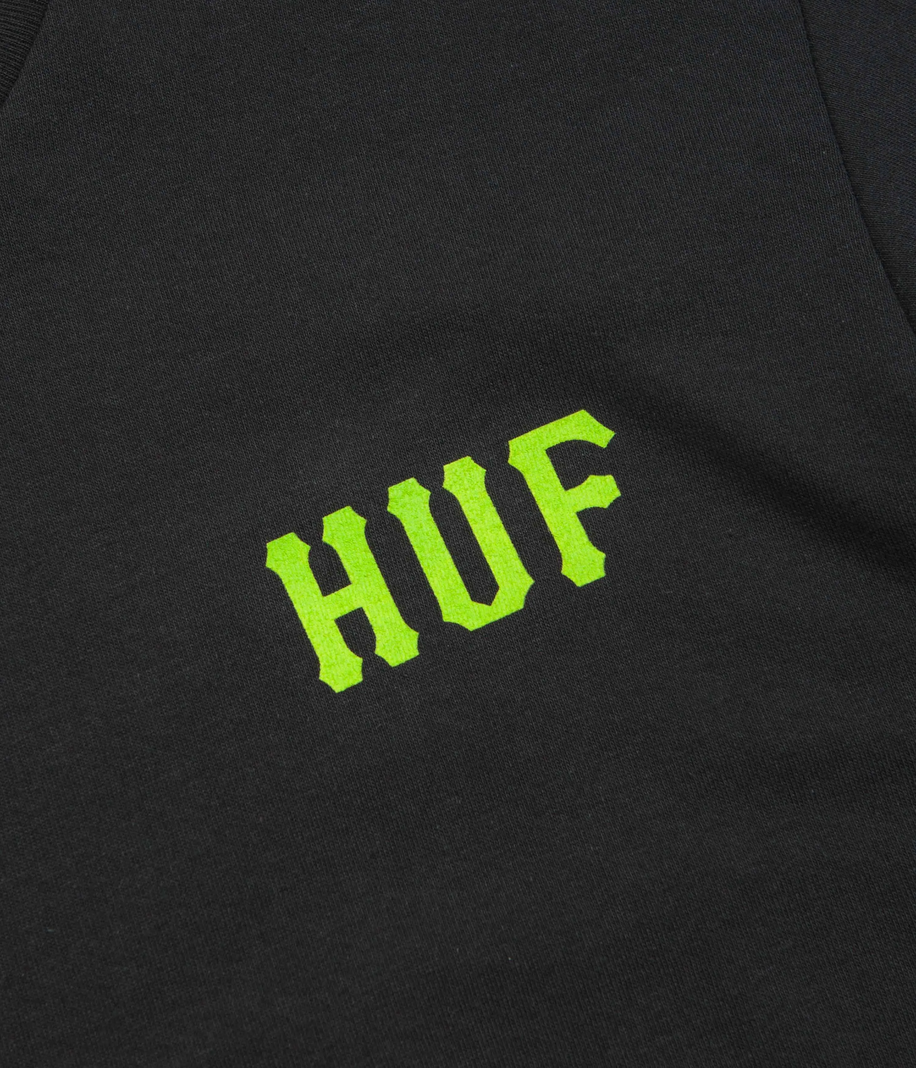Elderly Tight-fitting HUF Classic H T-Shirt - Black