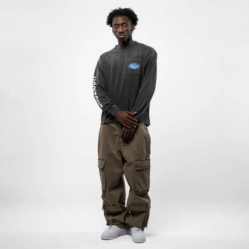 Vintage Look Represent Classic Parts L/S Tee - Aged Black