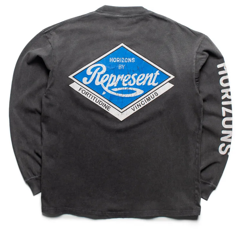 Athletic Look Represent Classic Parts L/S Tee - Aged Black