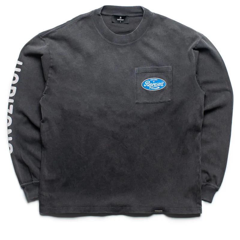 Minimalist Look Represent Classic Parts L/S Tee - Aged Black