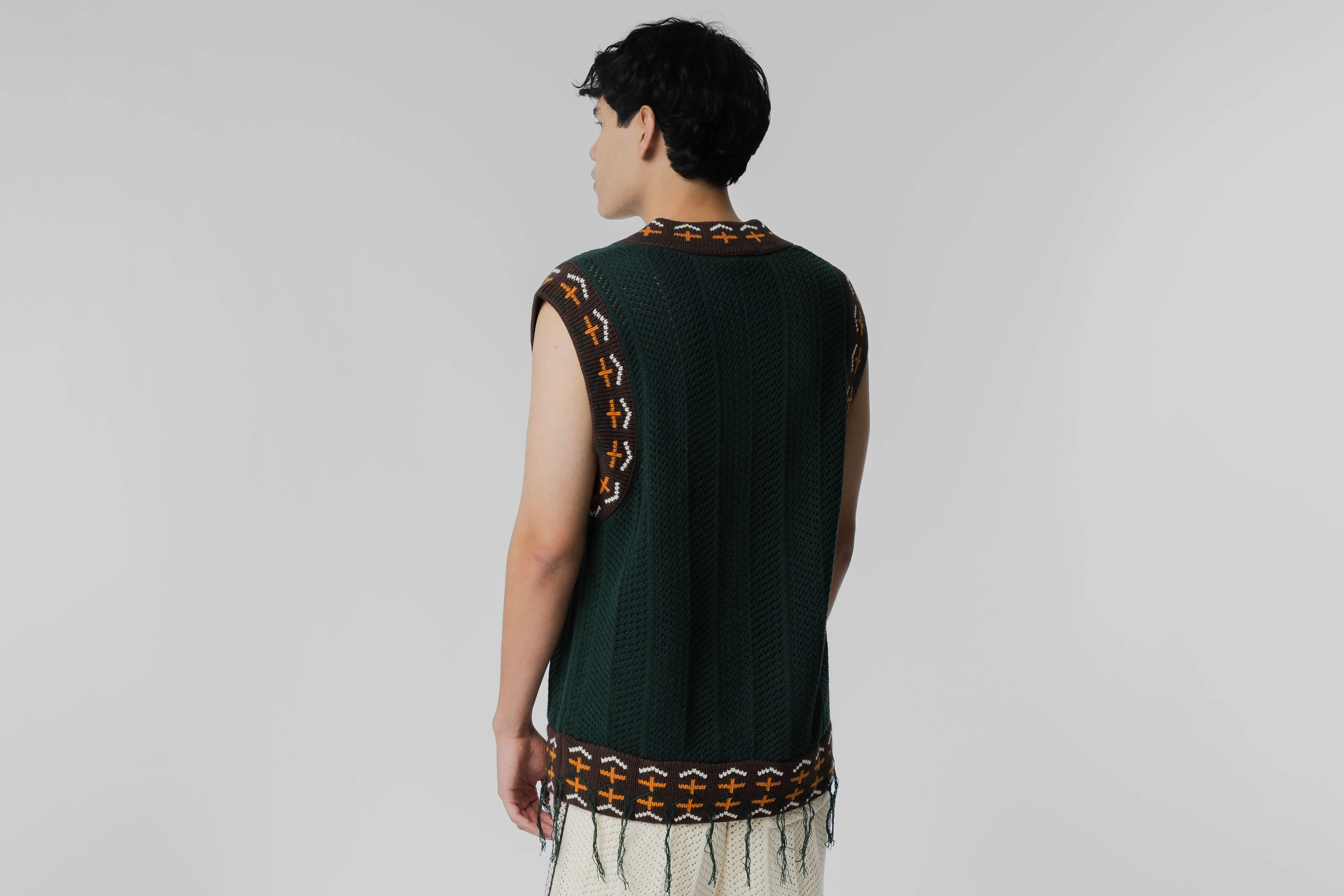 adidas CLOT by Edison Chen Crochet Vest Hypoallergenic Inner Layer