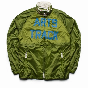 Advisory Board Crystals Art Track Jacket - Green Medal Negotiate