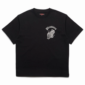 Pleasures Chapel Heavyweight Tee - Black Scarves