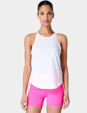Breathe Easy Run Vest - White Moisture Control Fabric water storage