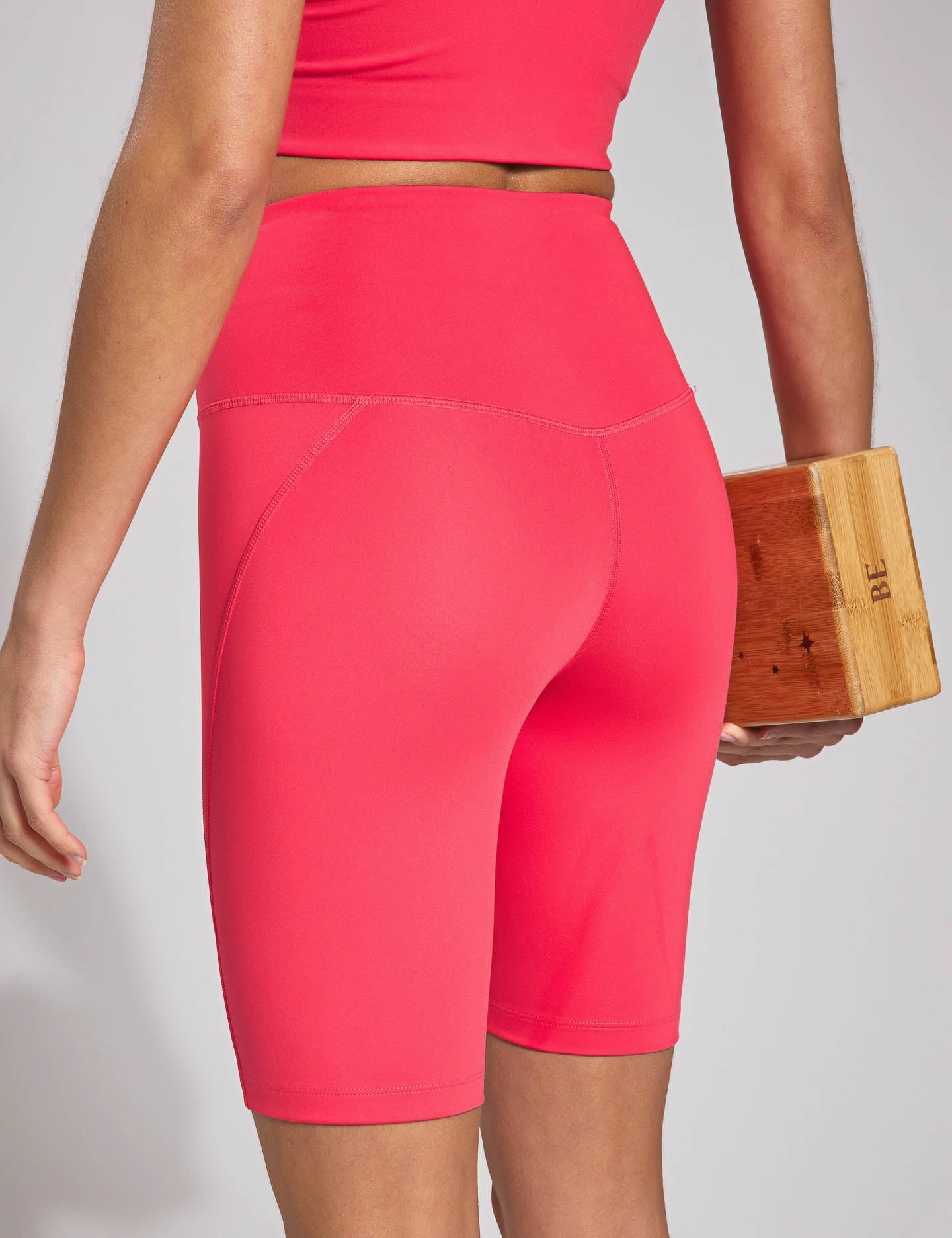 Beach Ready Shorts High Waisted Bike Short - Geranium