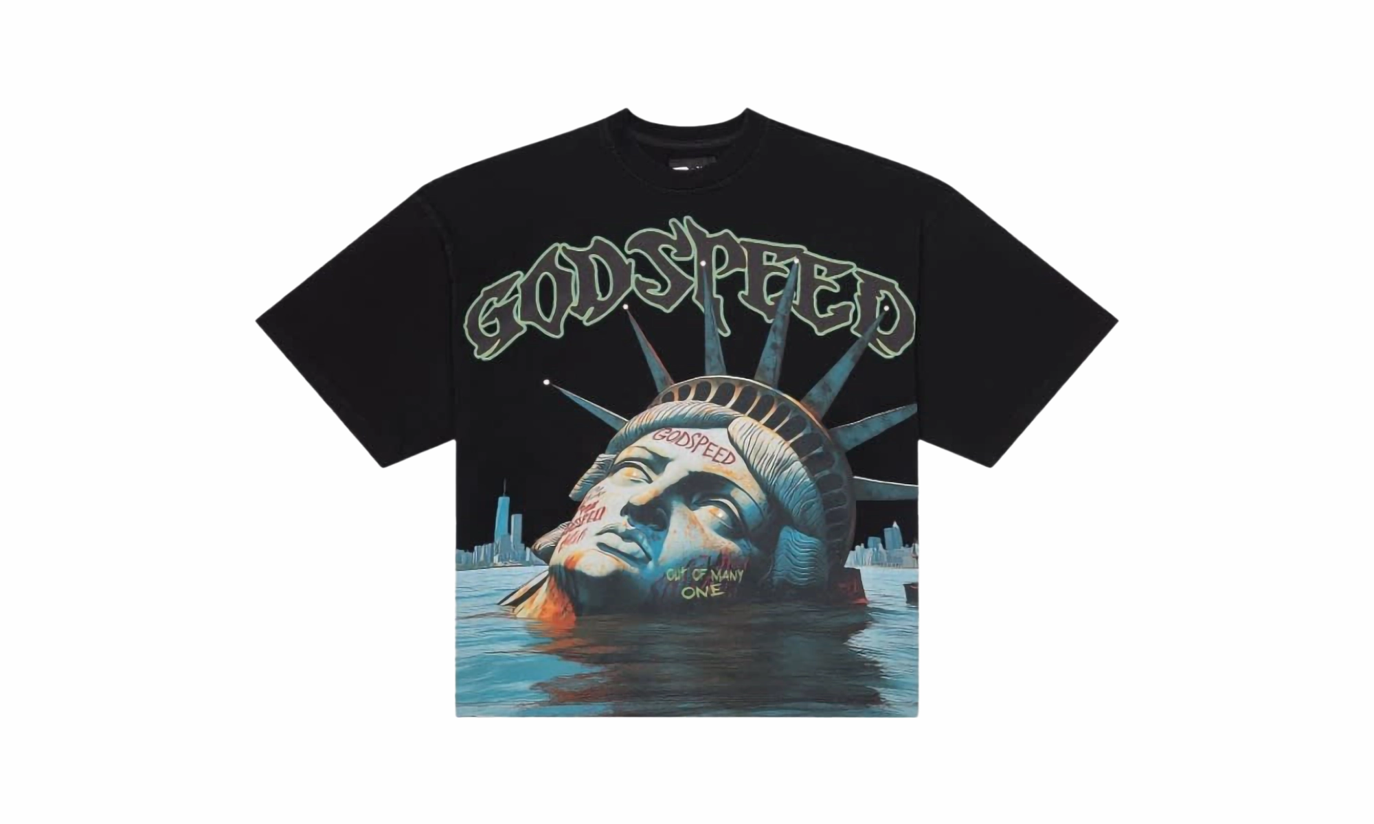 Sunken Liberty T-Shirt "Black" QuickRelease Closures
