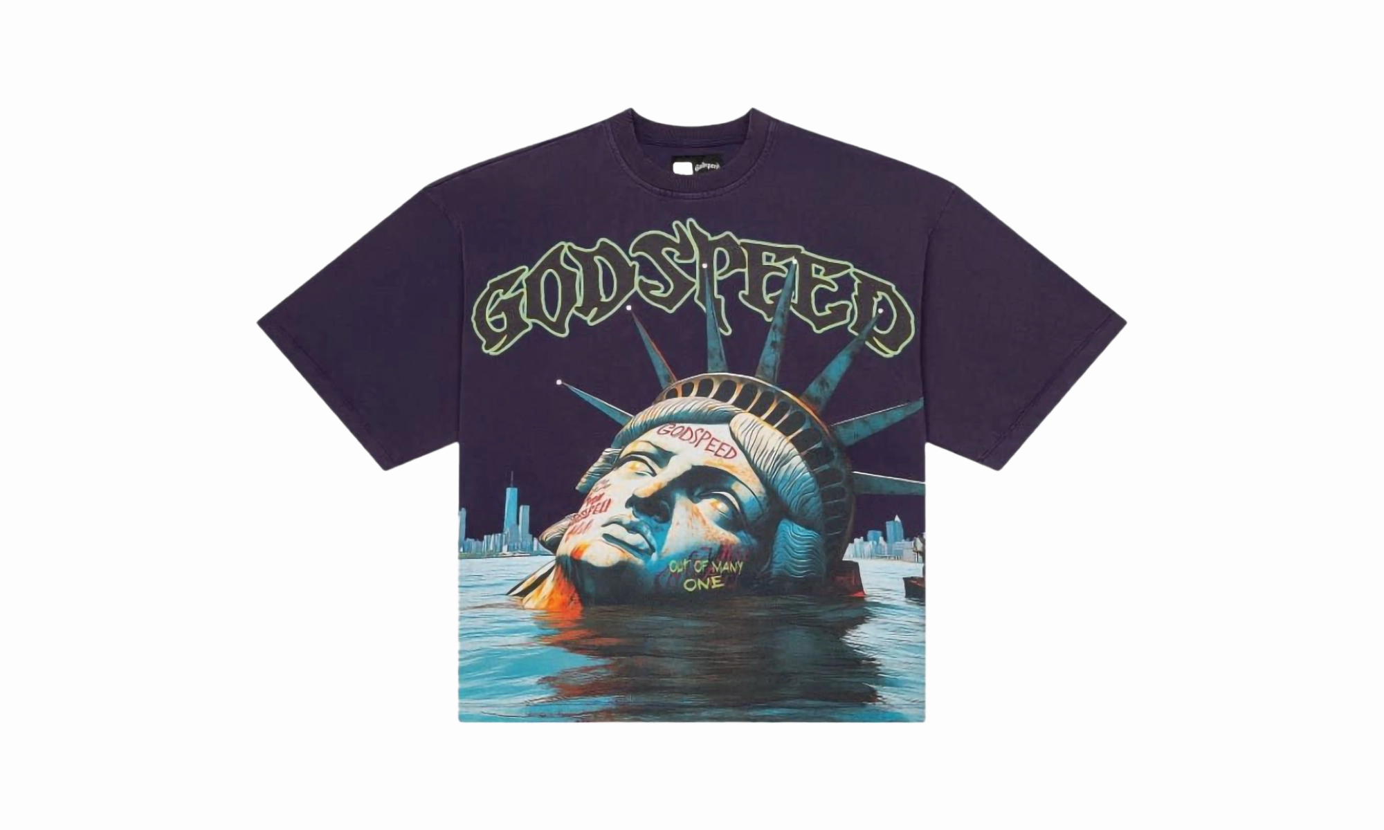 CompressiveFitFabric Sunken Liberty T-Shirt "Navy"