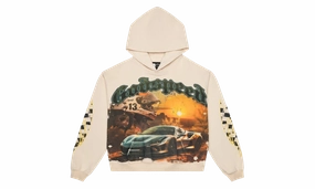 Sunset Drift Hoodie "White"