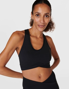 Easy Comfort Super Soft Ultra-Lite Wrap Bra - Black