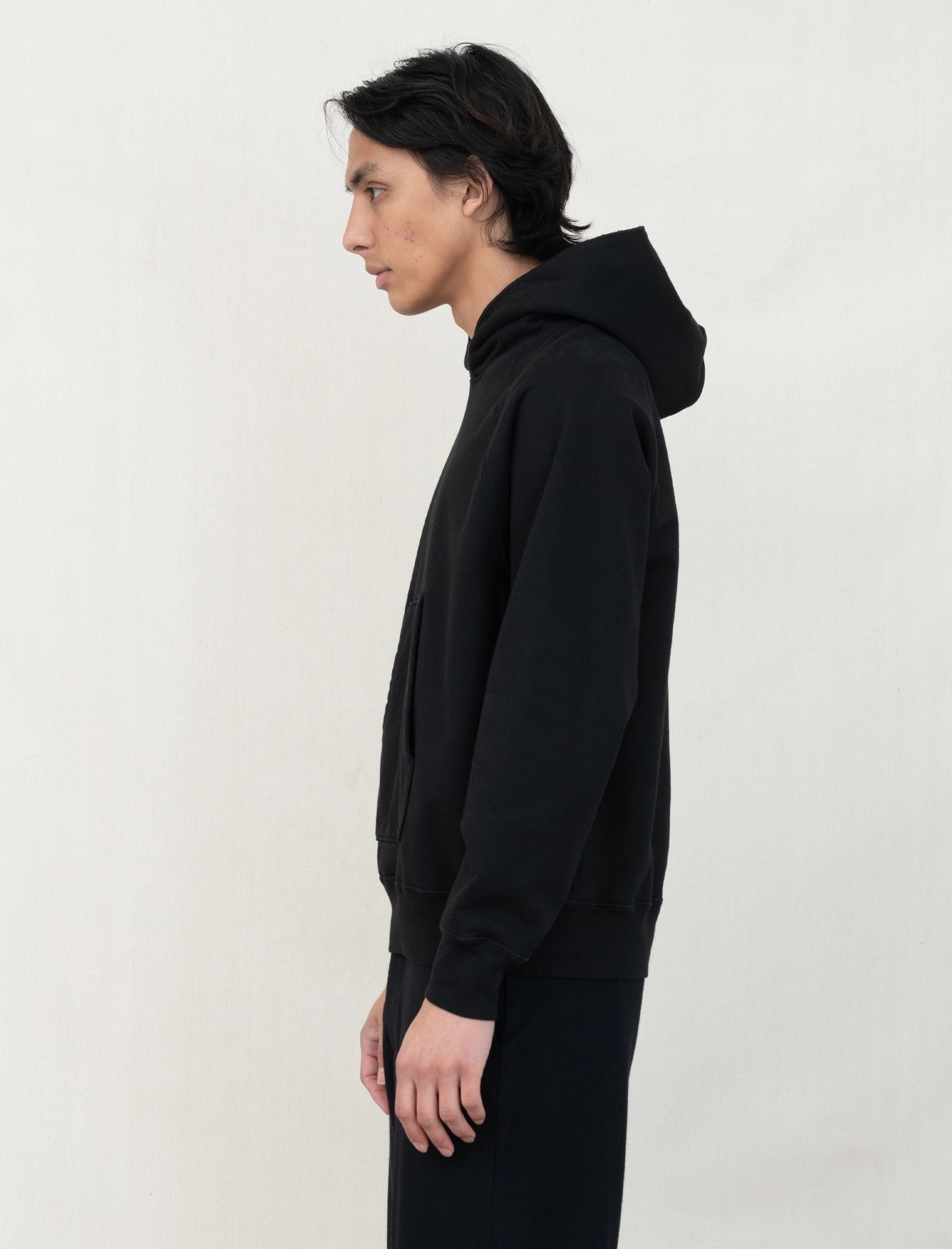 Super Weighted Hoodie (Black) Water resistant coating OdorResistant Treatment