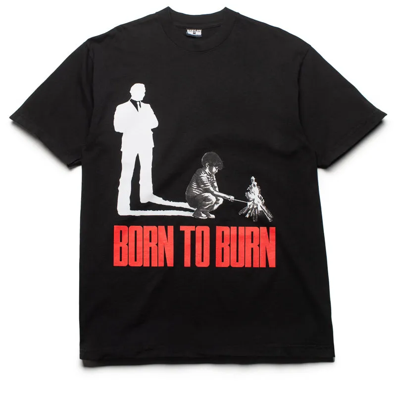 party scene train venue Babylon Born To Burn Tee - Black