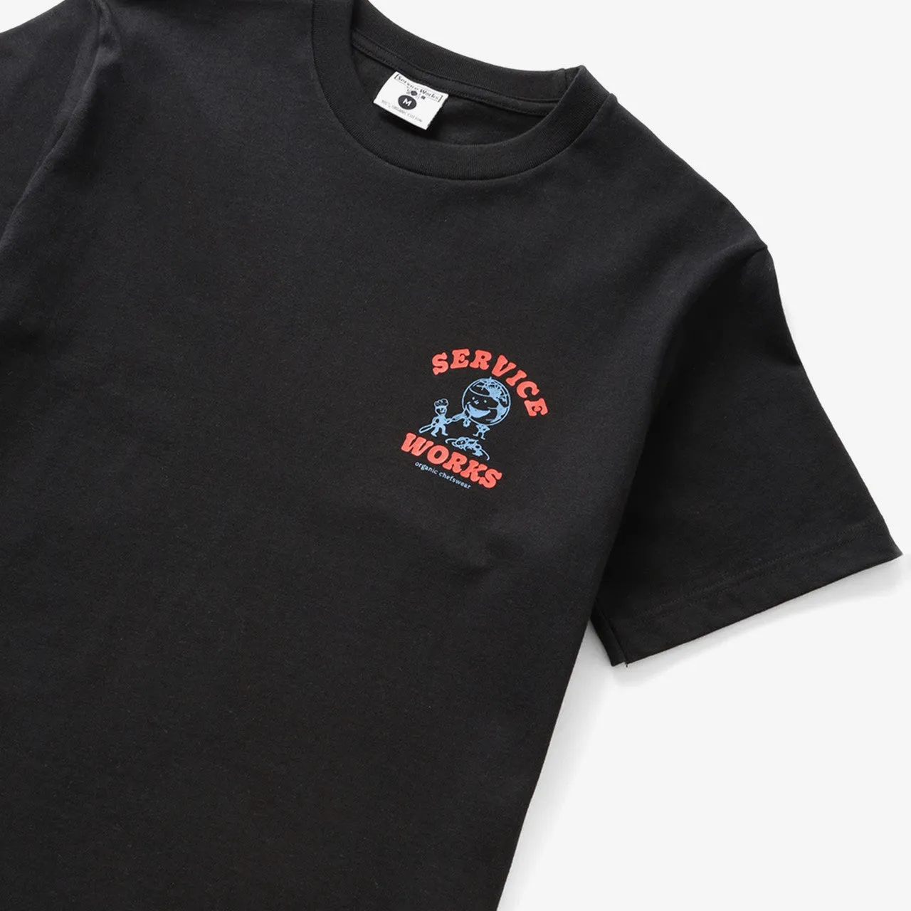 Embroidered Details hiking event Organic Chefswear Tee
