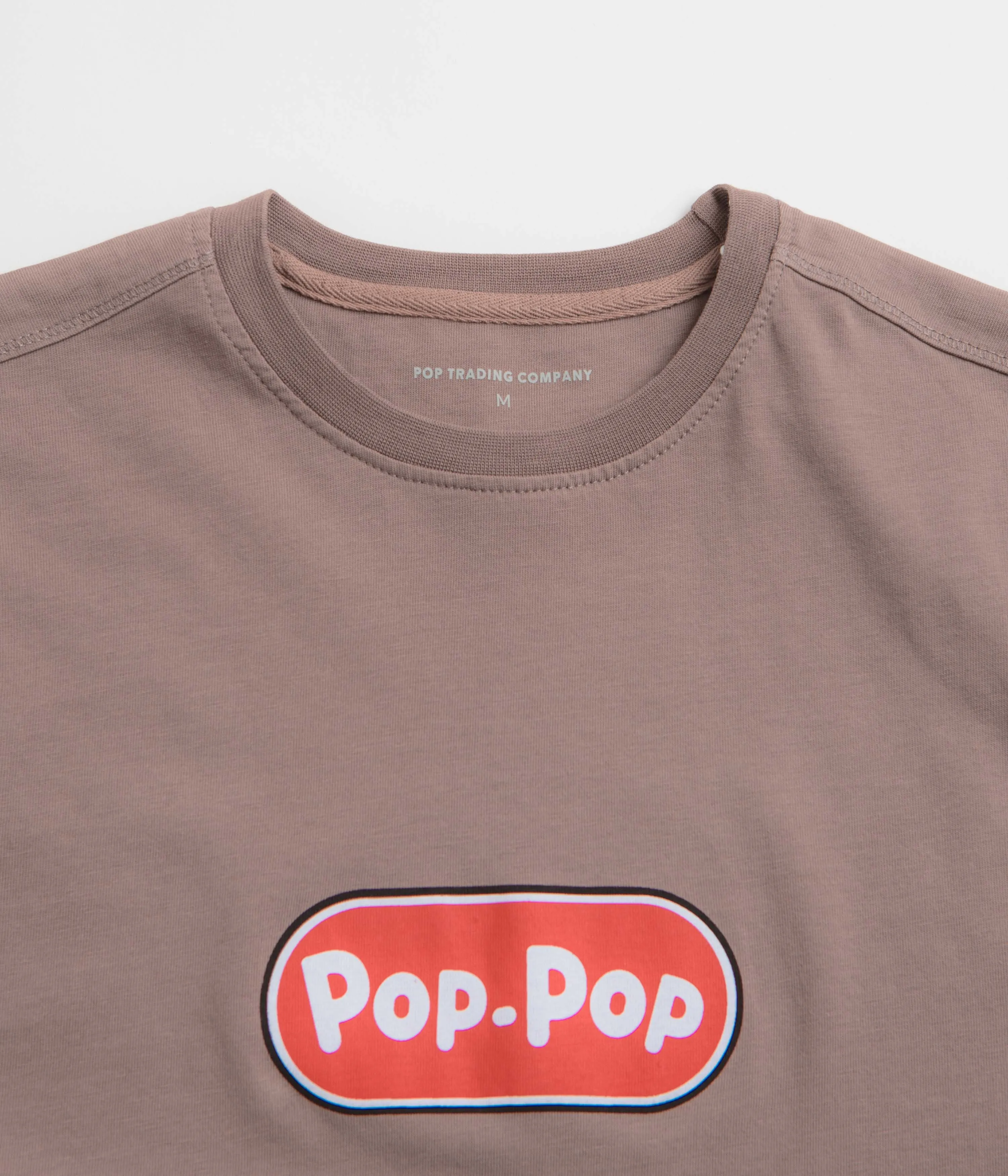Pop Trading Company Poh Poh T-Shirt - Twilight Mauve empire waist silhouette