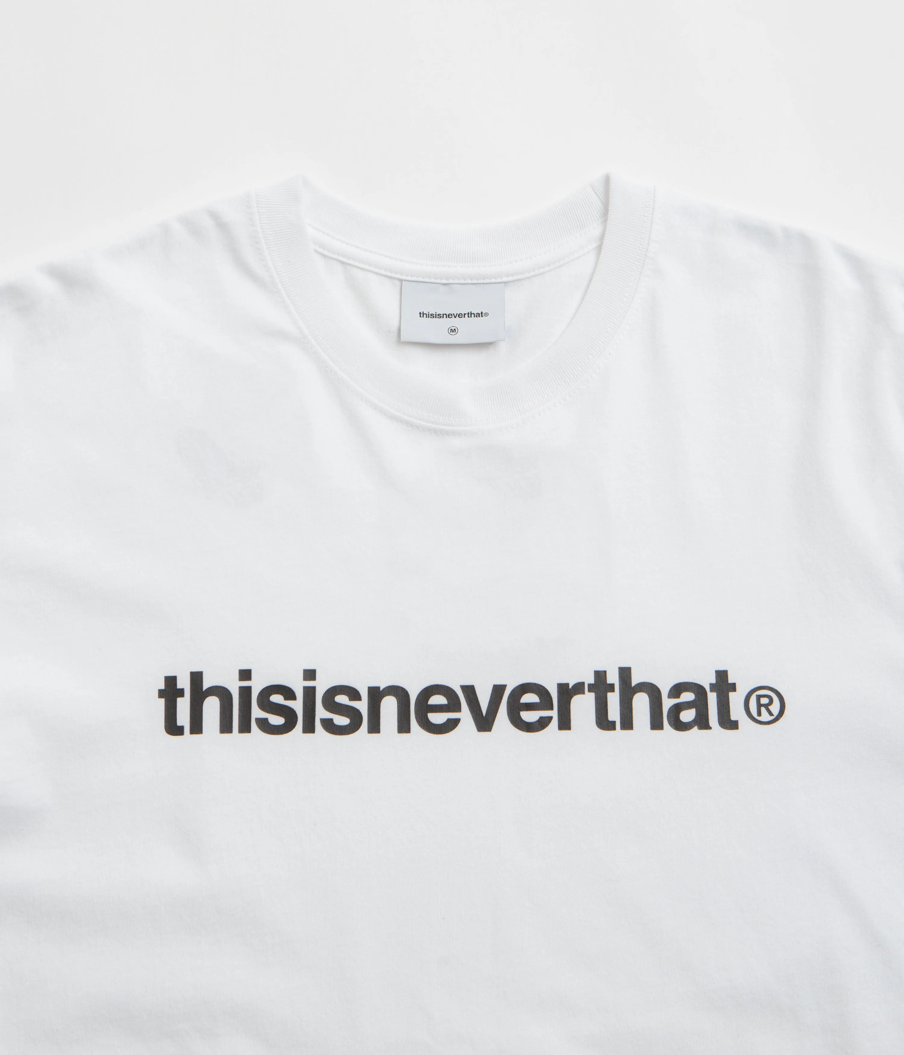 Zip Closure thisisneverthat T-Logo T-Shirt - White