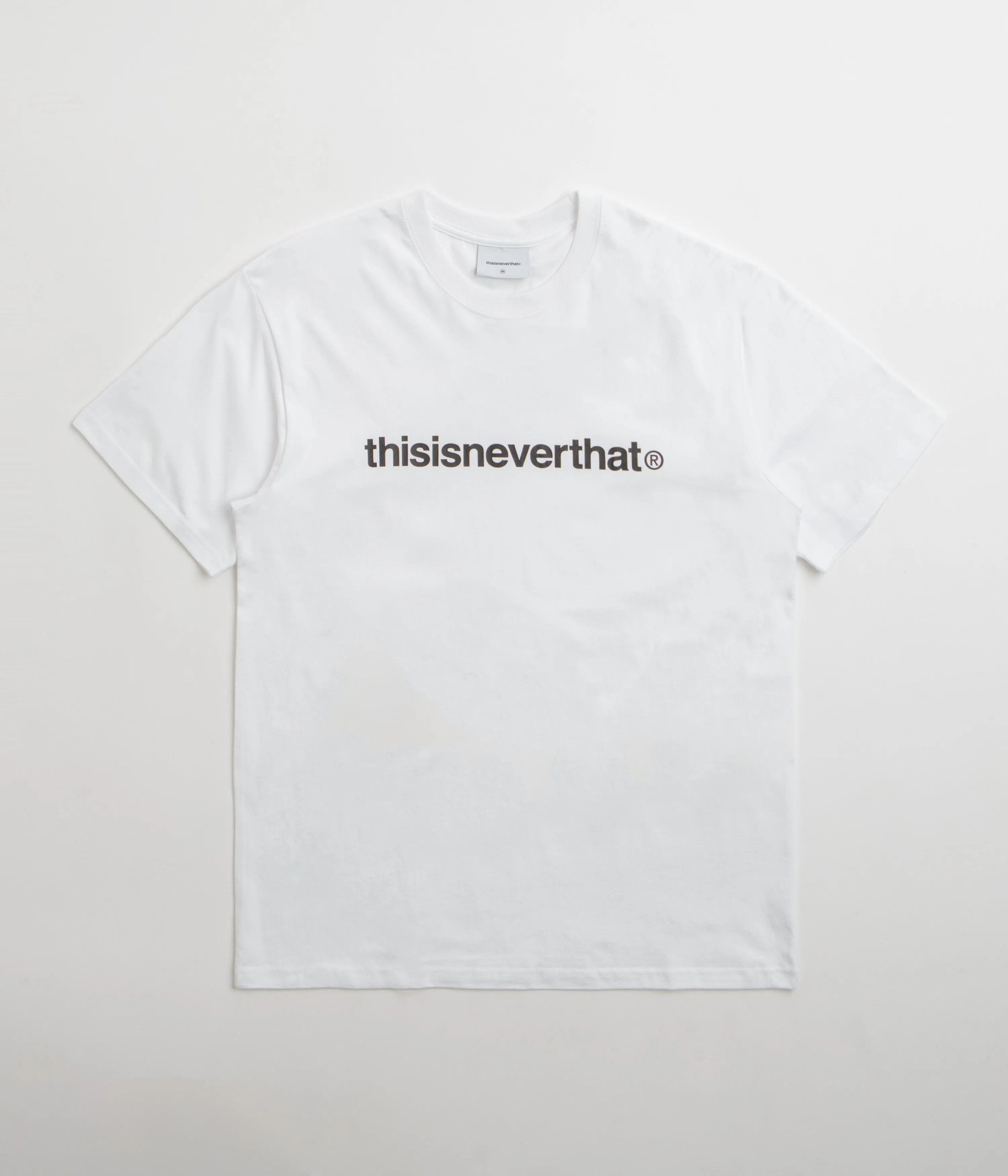 Buttoned board shorts silhouette thisisneverthat T-Logo T-Shirt - White