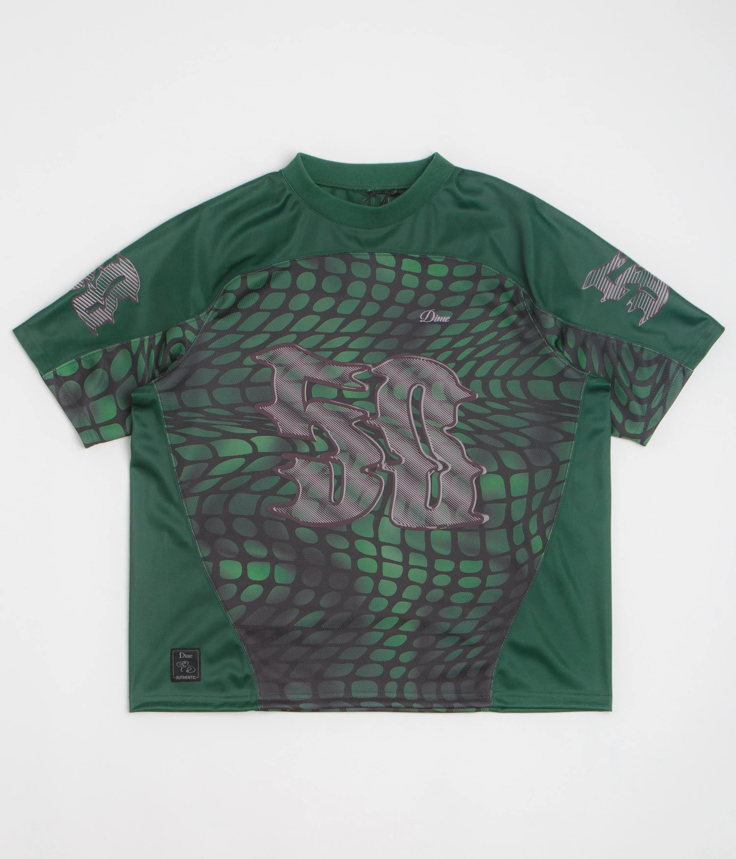 Dime N50 Jersey - Dark Green top cuffs