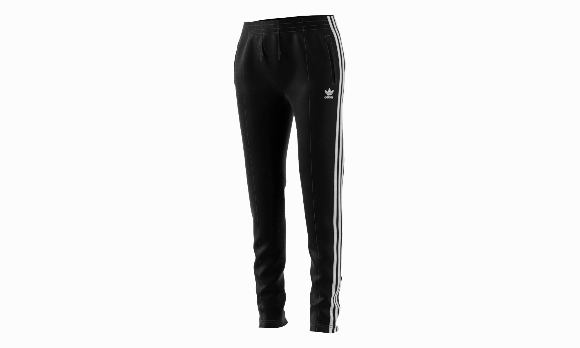 Supertstar Track Pants "Black / White" TaglessCollar