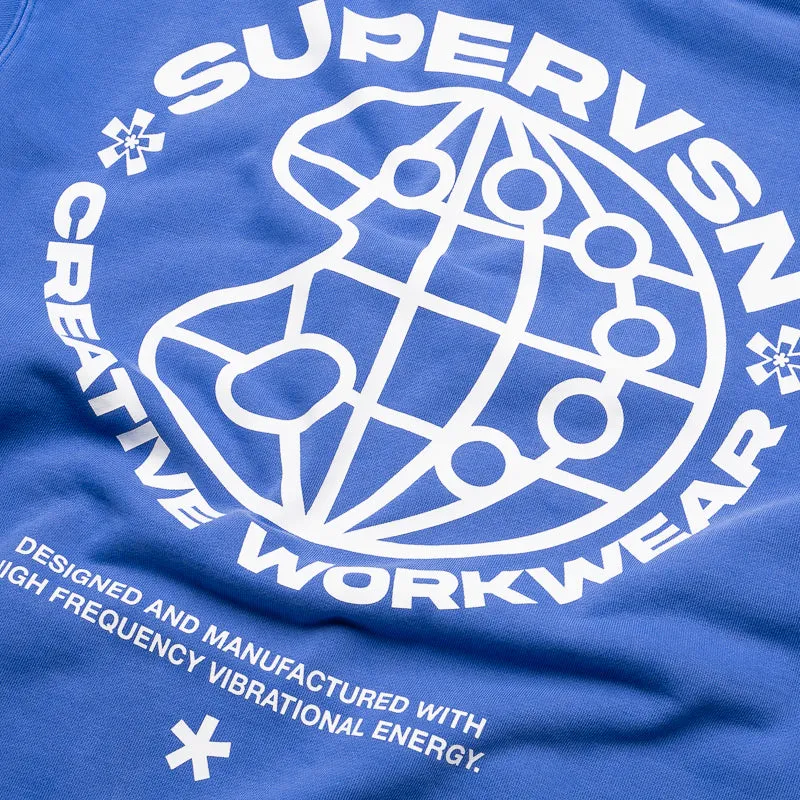 Lifestyle Apparel gardening wear Supervsn Creative Workwear Hoodie - Blue