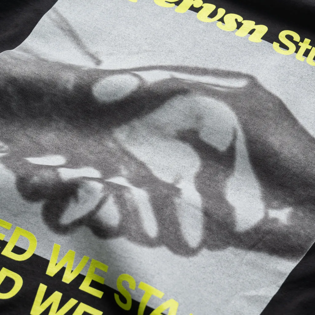 Supervsn Handshake Tee - Vintage Black coastal climate