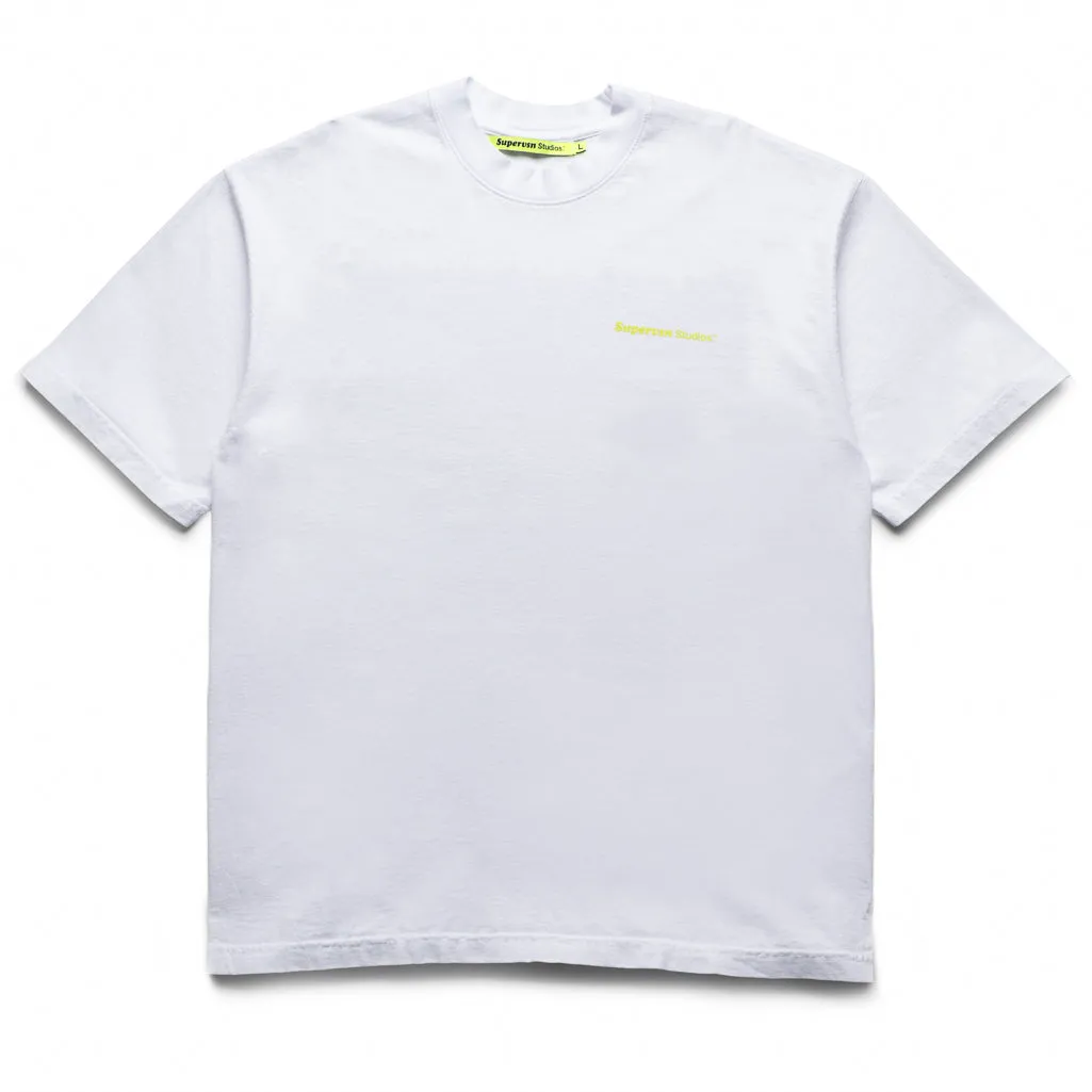 female clothing Supervsn Handshake Tee - White