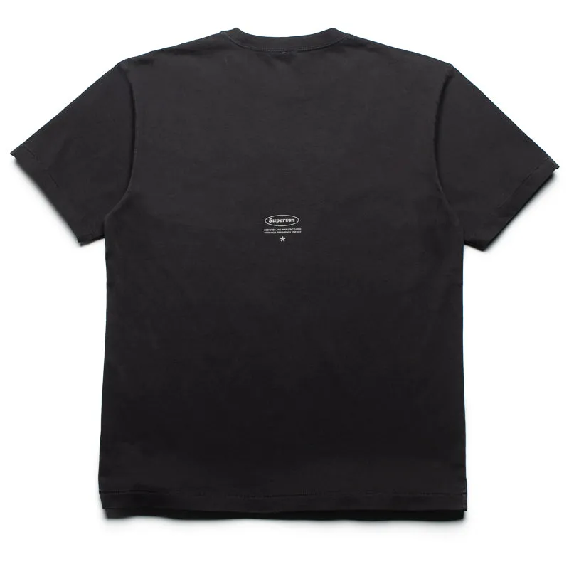 Supervsn Inside Out Tee - Vintage Black Soft diving venue