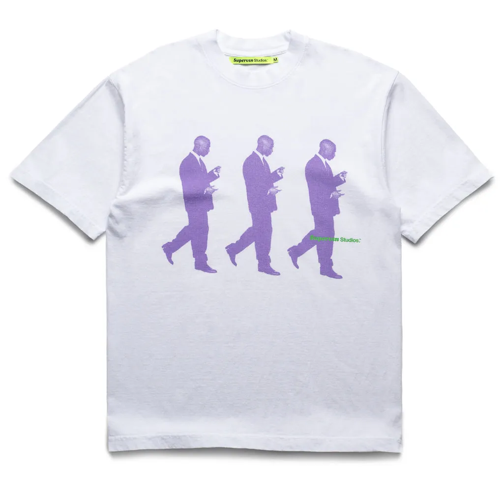 tank top Supervsn Reflection Tee - White