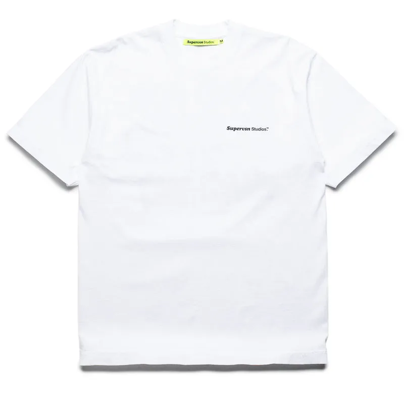Supervsn Stand For Tee - White Low-waisted Trendy Accessories