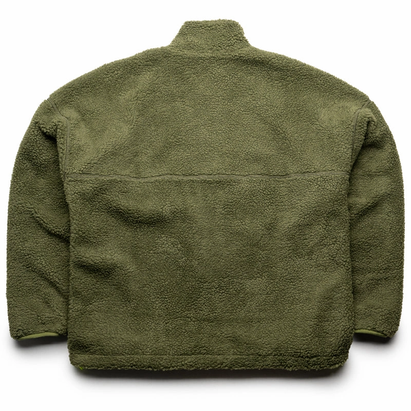Supervsn Reversible Sherpa Jacket - Fern Indoor Sustain
