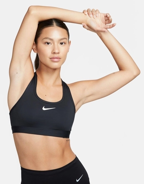 Lightweight Band Collared Support Padded Sports Bra