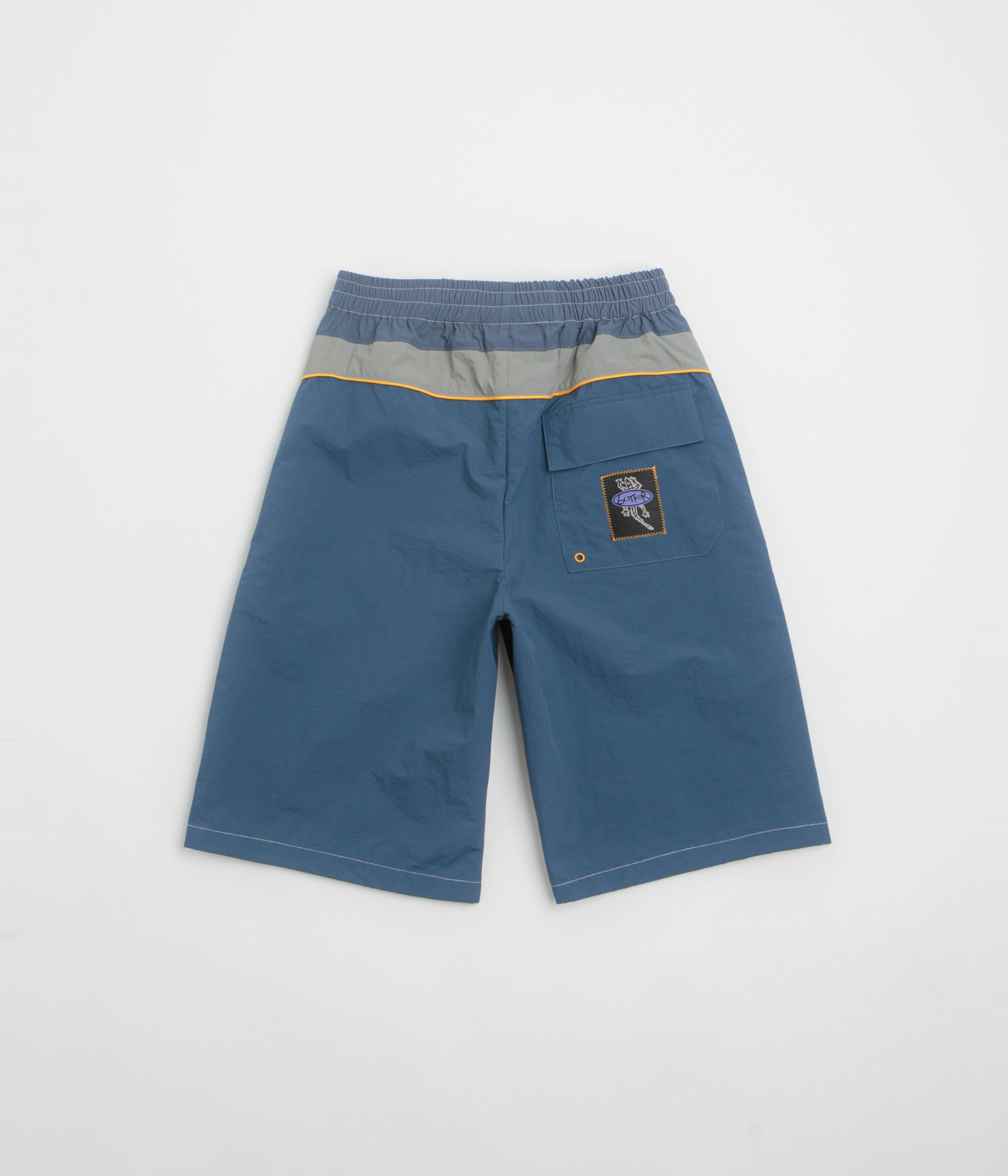 Secure Closure System Soft Texture Butter Goods Wipeout Board Shorts - Navy