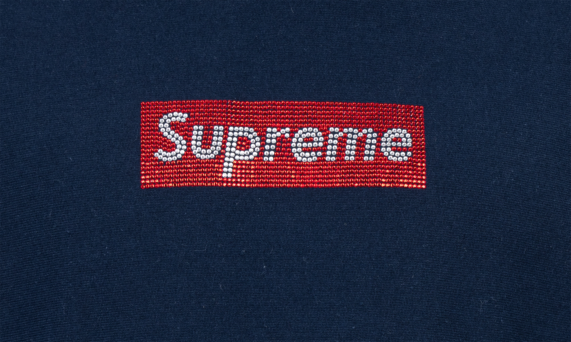 Swarovski Box Logo Hoodie "SS 19"