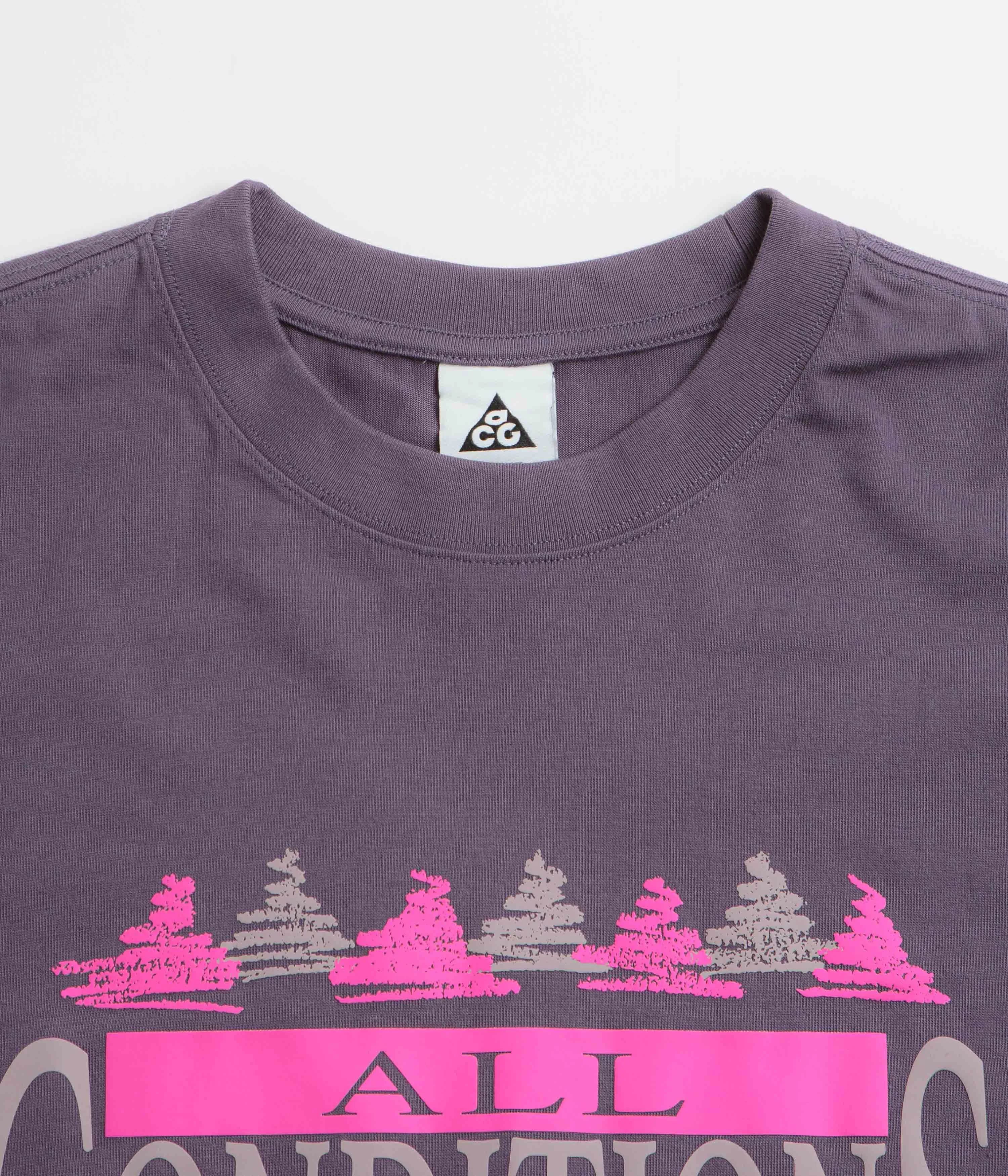 Female design Nike ACG Frontier T-Shirt - Dark Raisin