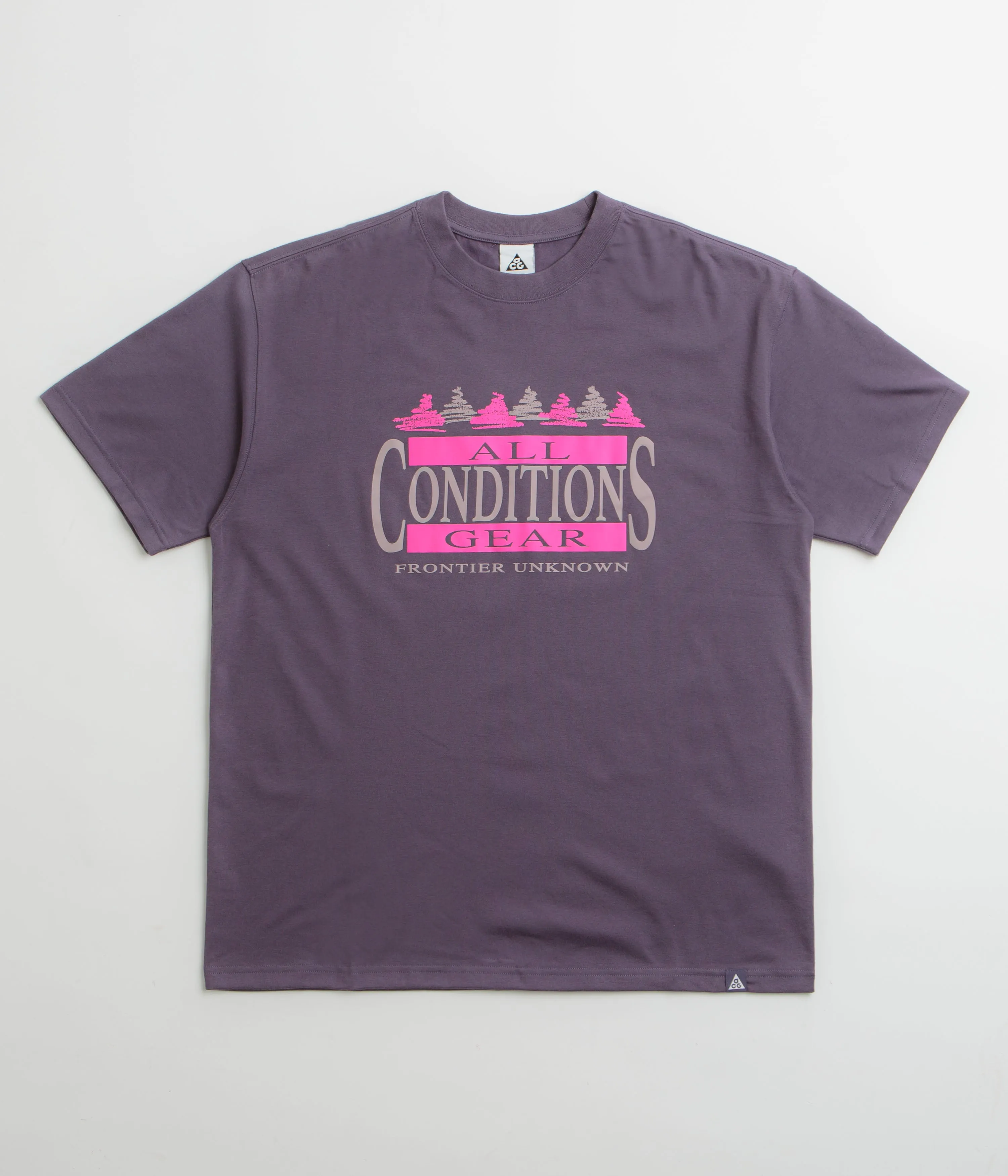 family venue event gym event Nike ACG Frontier T-Shirt - Dark Raisin